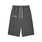 Drawstring Three-quarter Sweatpants