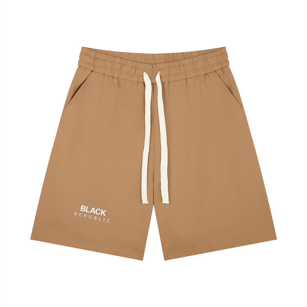 BLACK REPUBLIC Loose Fit Drawstring Shorts