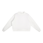 1804  Fleece Mock-Neck Crew Sweatshirt