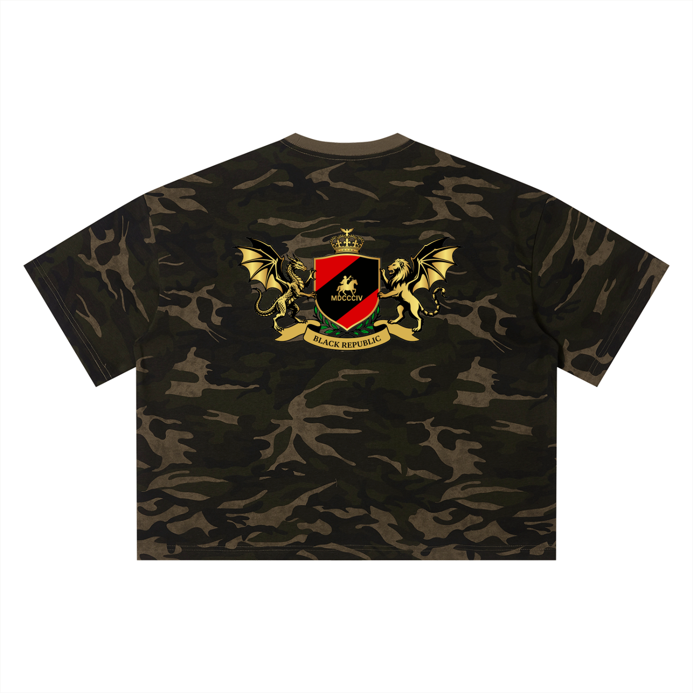 Camo Boxy Tee