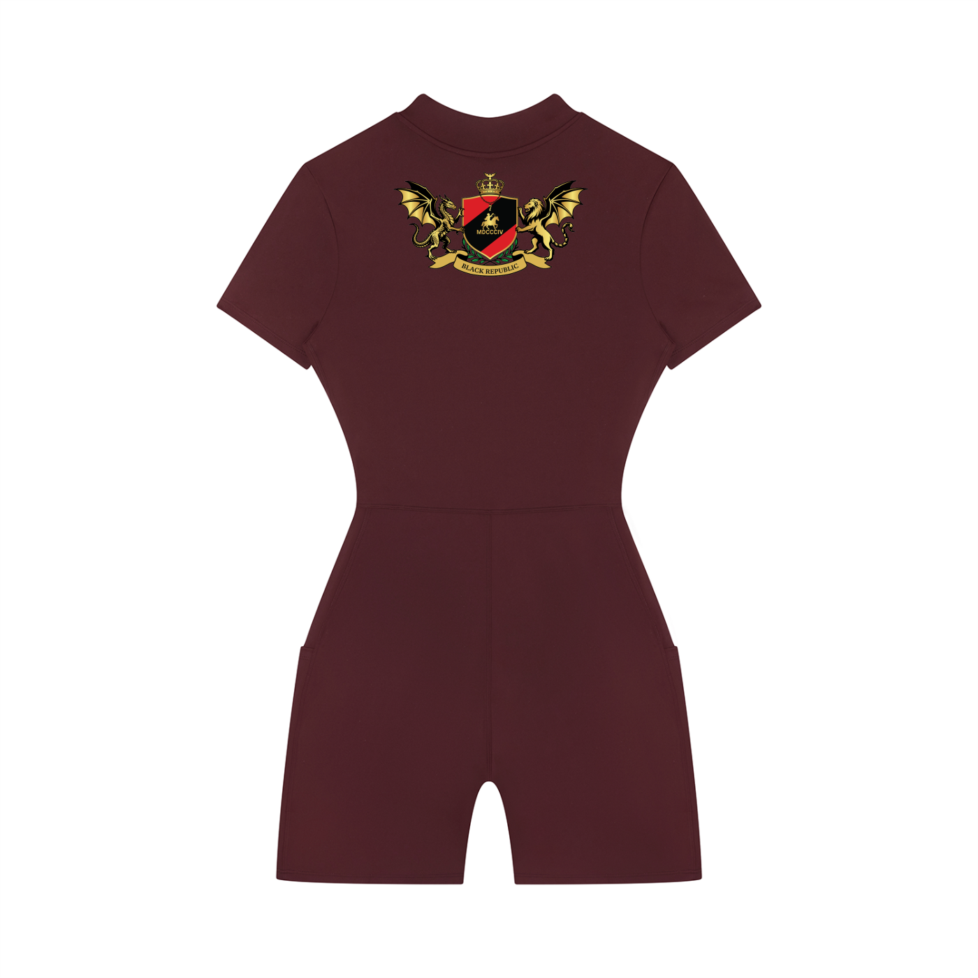1804 Women's Quarter-Zip Short Sleeve Romper
