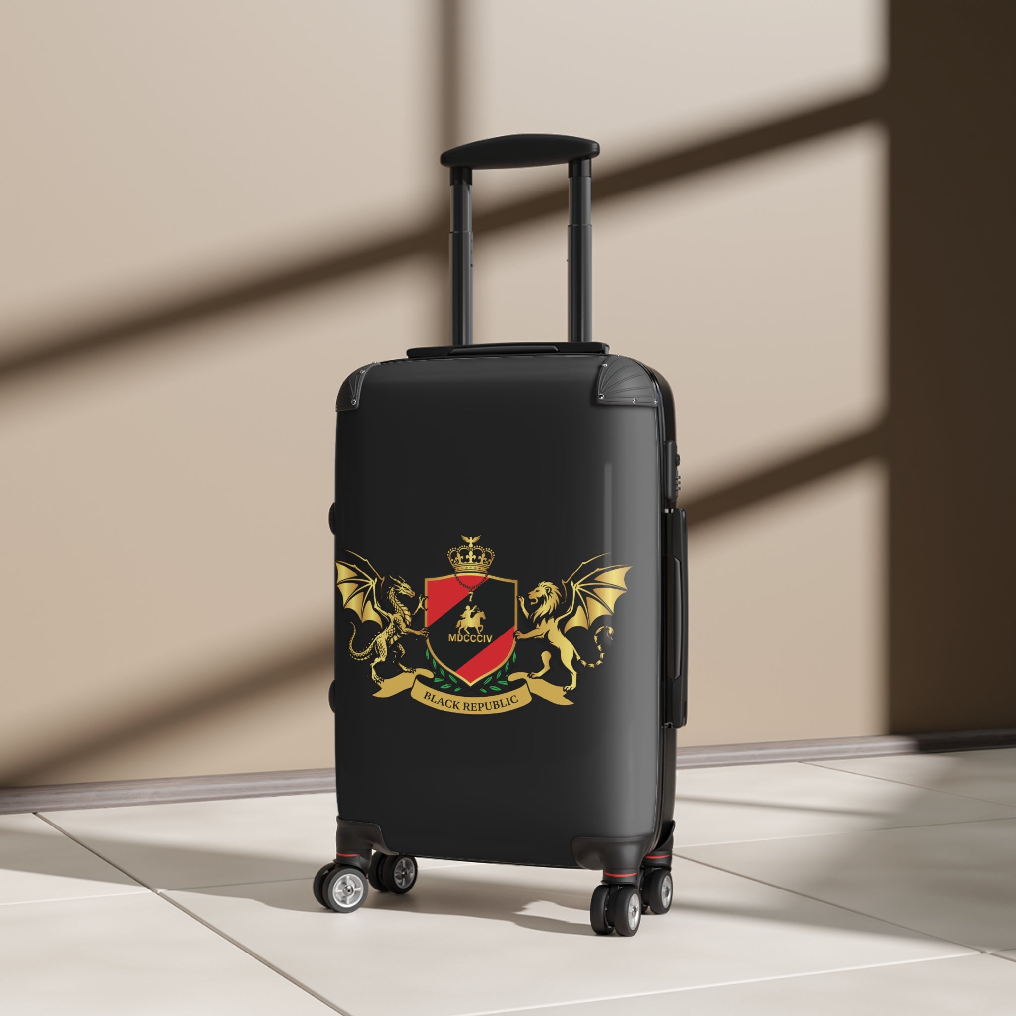 Black Republic Coat of Arms Luggage