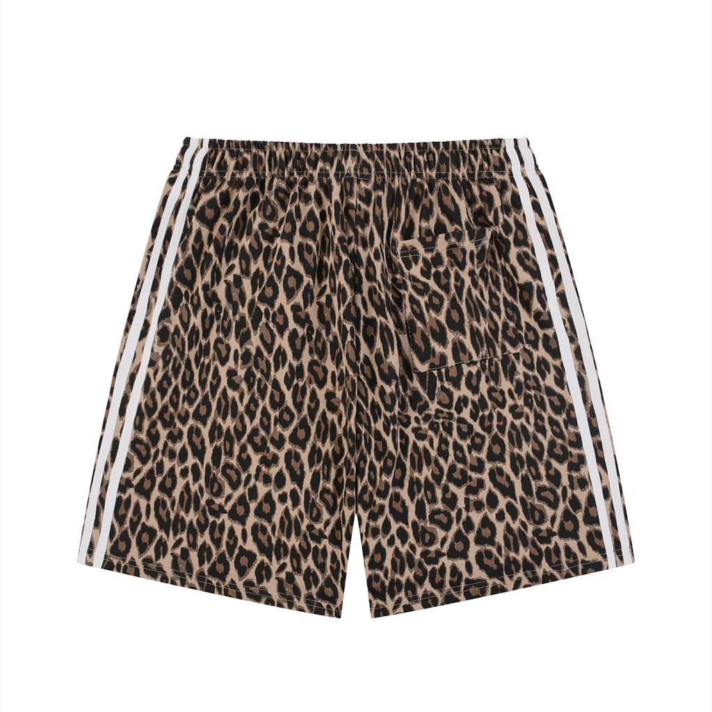 Heavyweight Leopard Drawstring Shorts