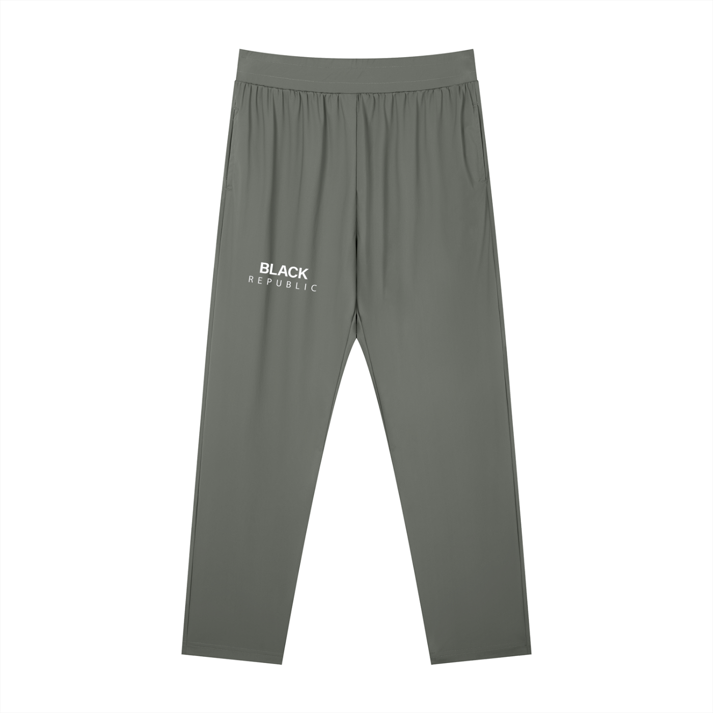 Men's Straight Leg Elastic Waist Pants