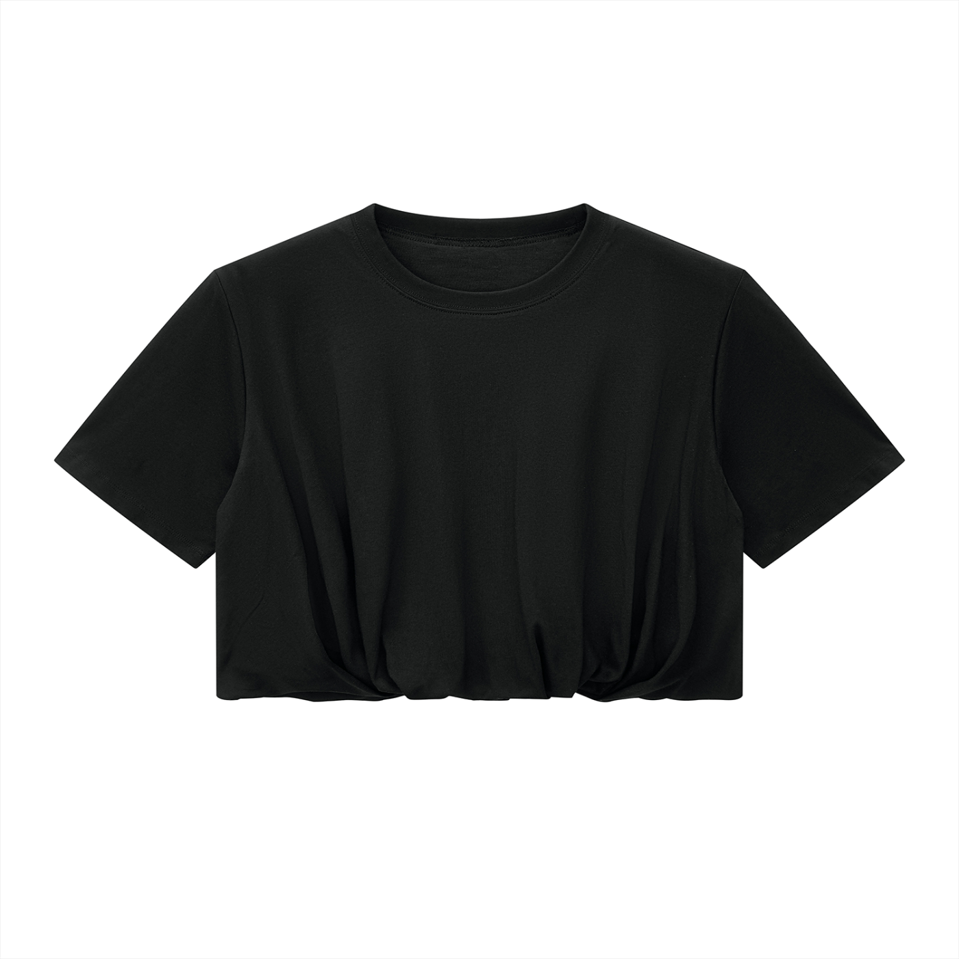 Women’s Crop Bubble Hem Tee