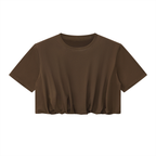 Women’s Crop Bubble Hem Tee