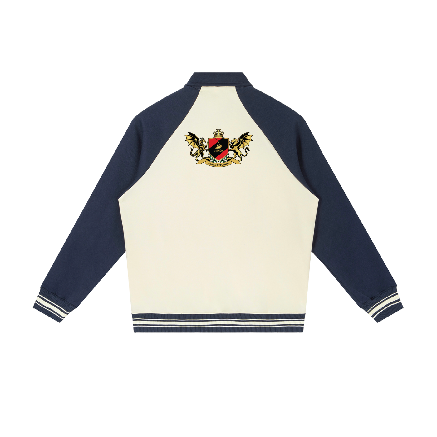 1804 Raglan Sleeve Baseball Jacket