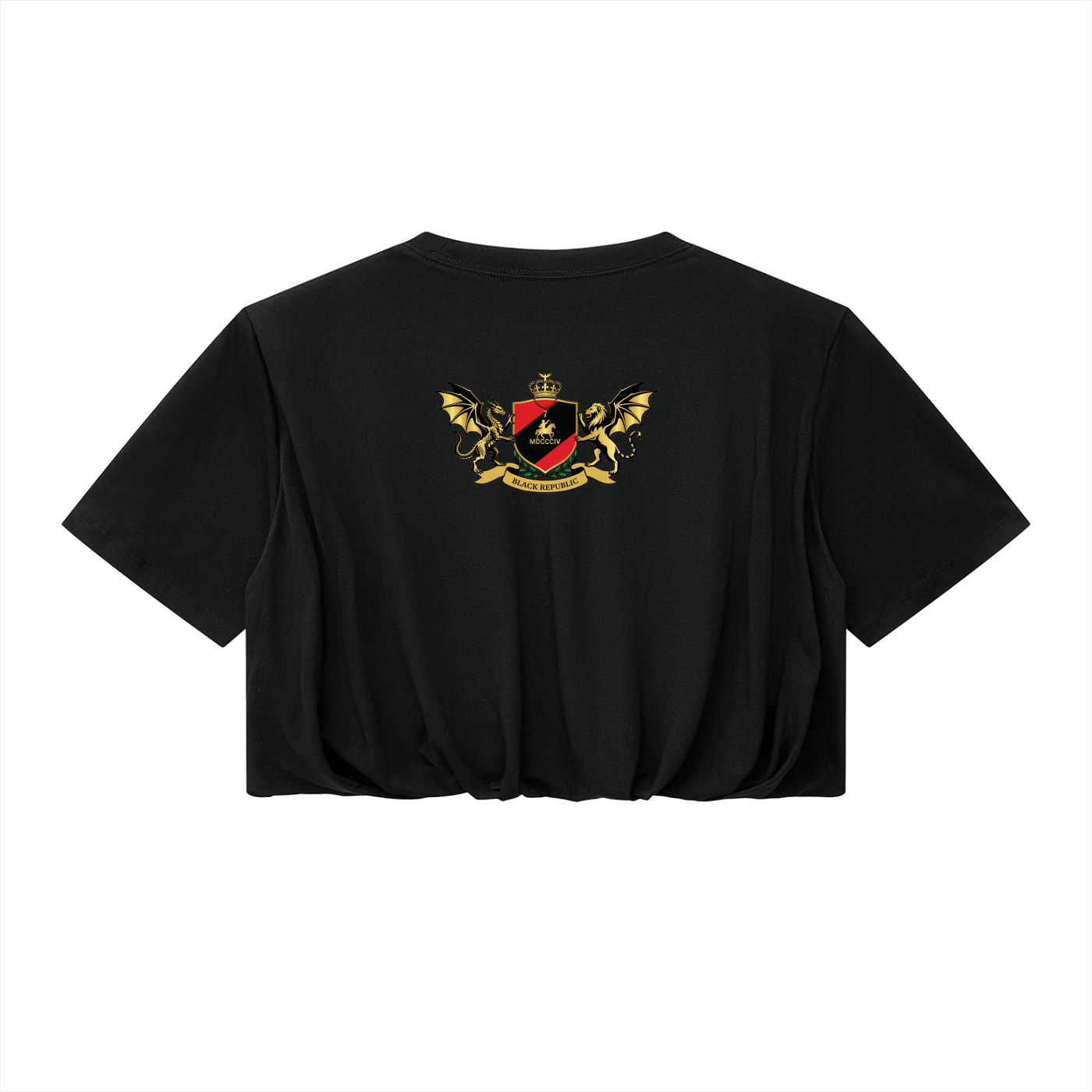 Women’s Crop Bubble Hem Tee
