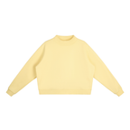 1804  Fleece Mock-Neck Crew Sweatshirt