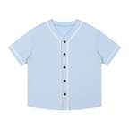 Contrast Piped Button-Up Jersey