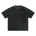 Unisex Oversized Contrast Tape Tee
