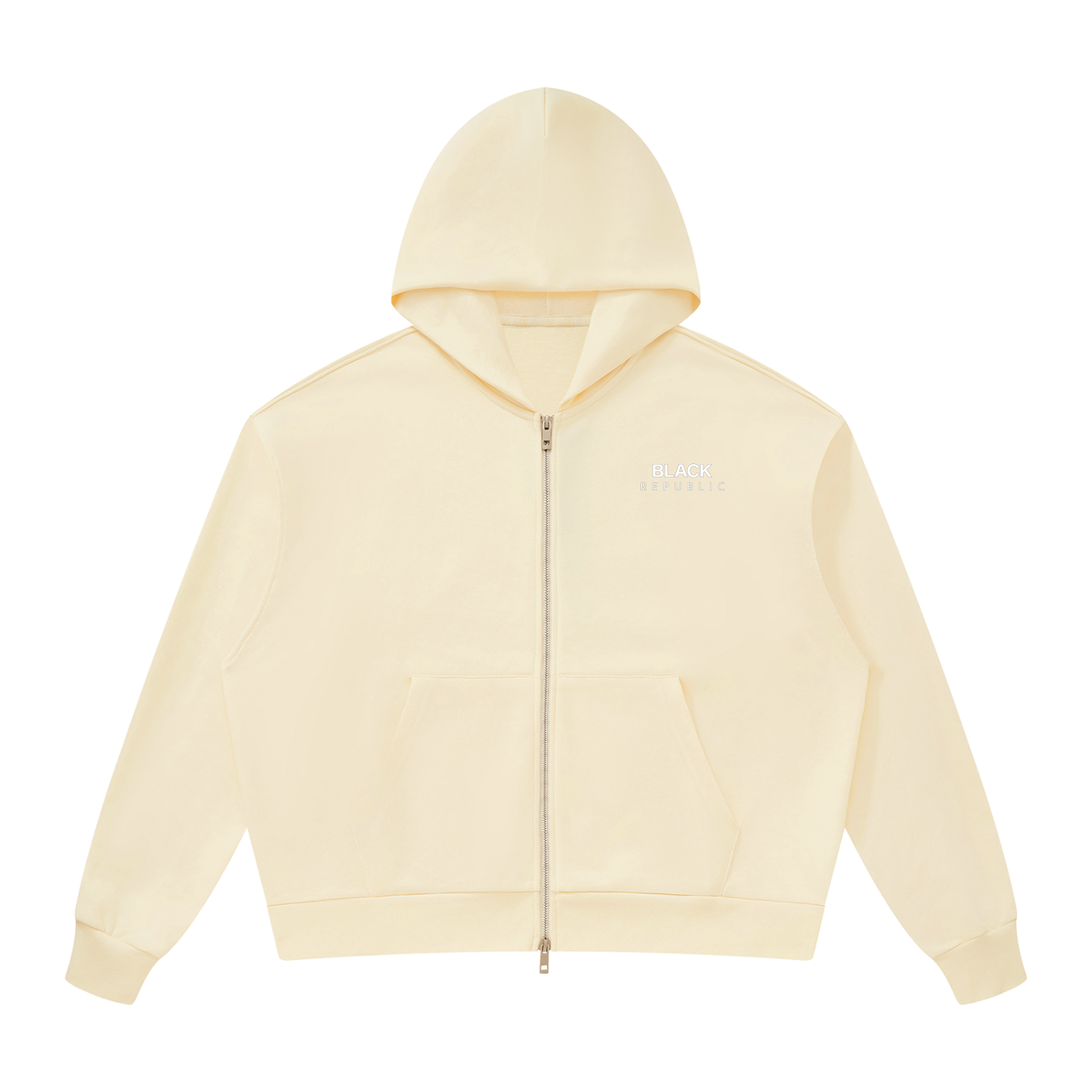 Drop Shoulder Full Zip Hoodie