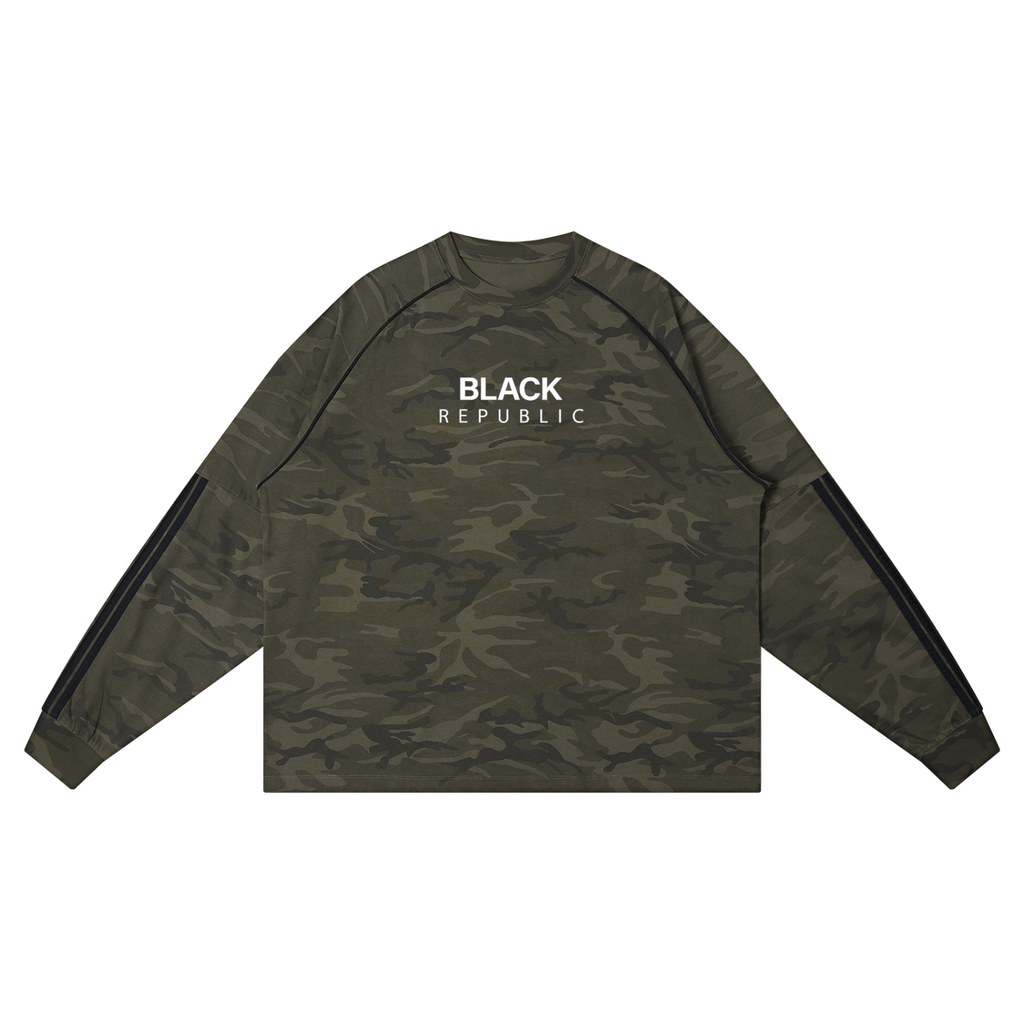 Camo Loose Long Sleeve Tee