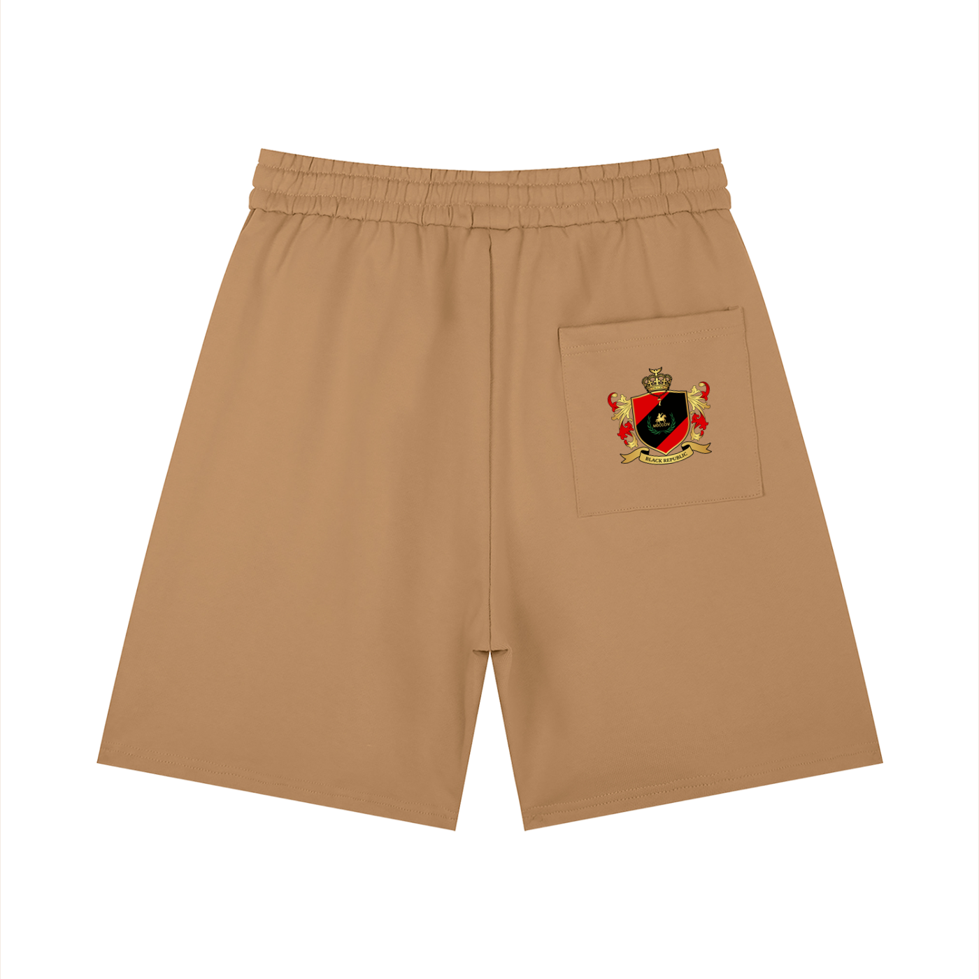 BLACK REPUBLIC Loose Fit Drawstring Shorts