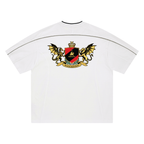 Unisex Oversized Contrast Tape Tee