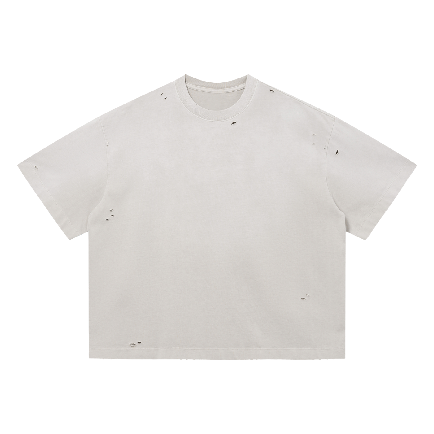 Vintage Washed Distressed Boxy Oversized Tee