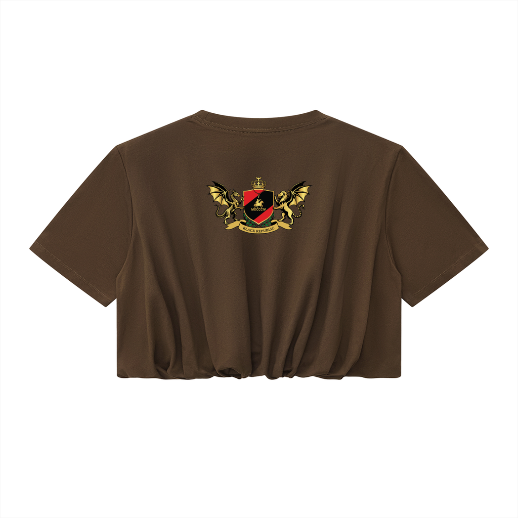 Women’s Crop Bubble Hem Tee