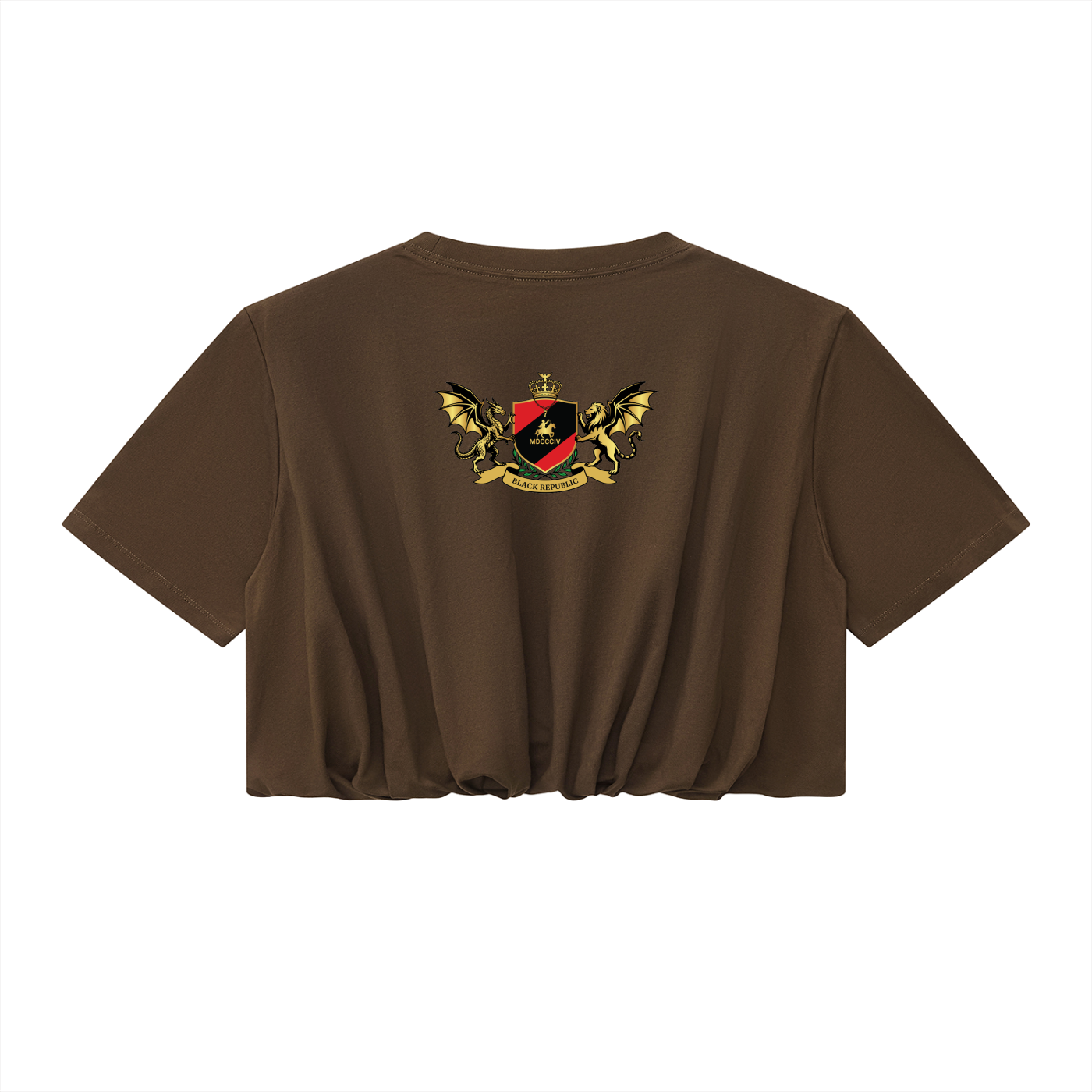 Women’s Crop Bubble Hem Tee