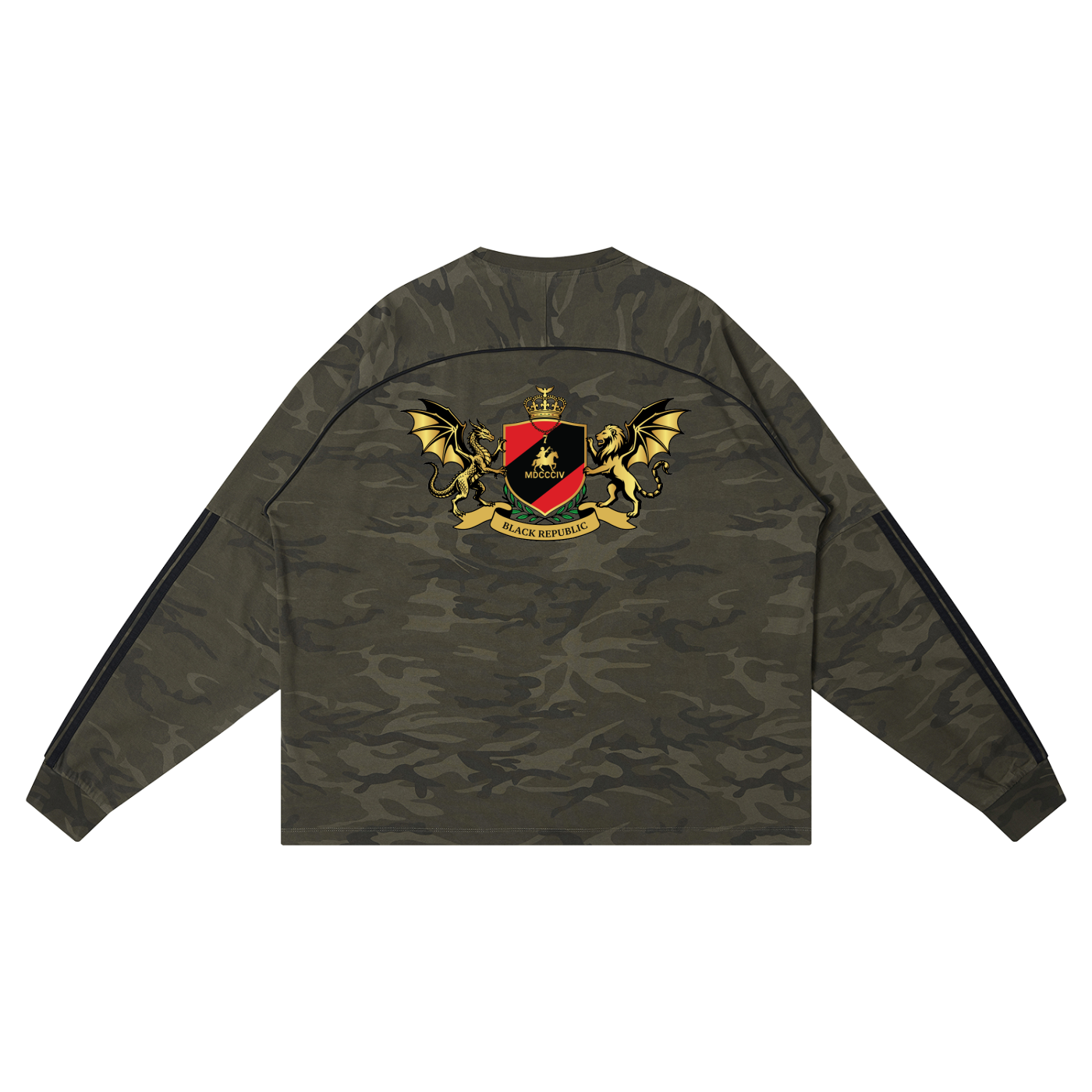 Camo Loose Long Sleeve Tee