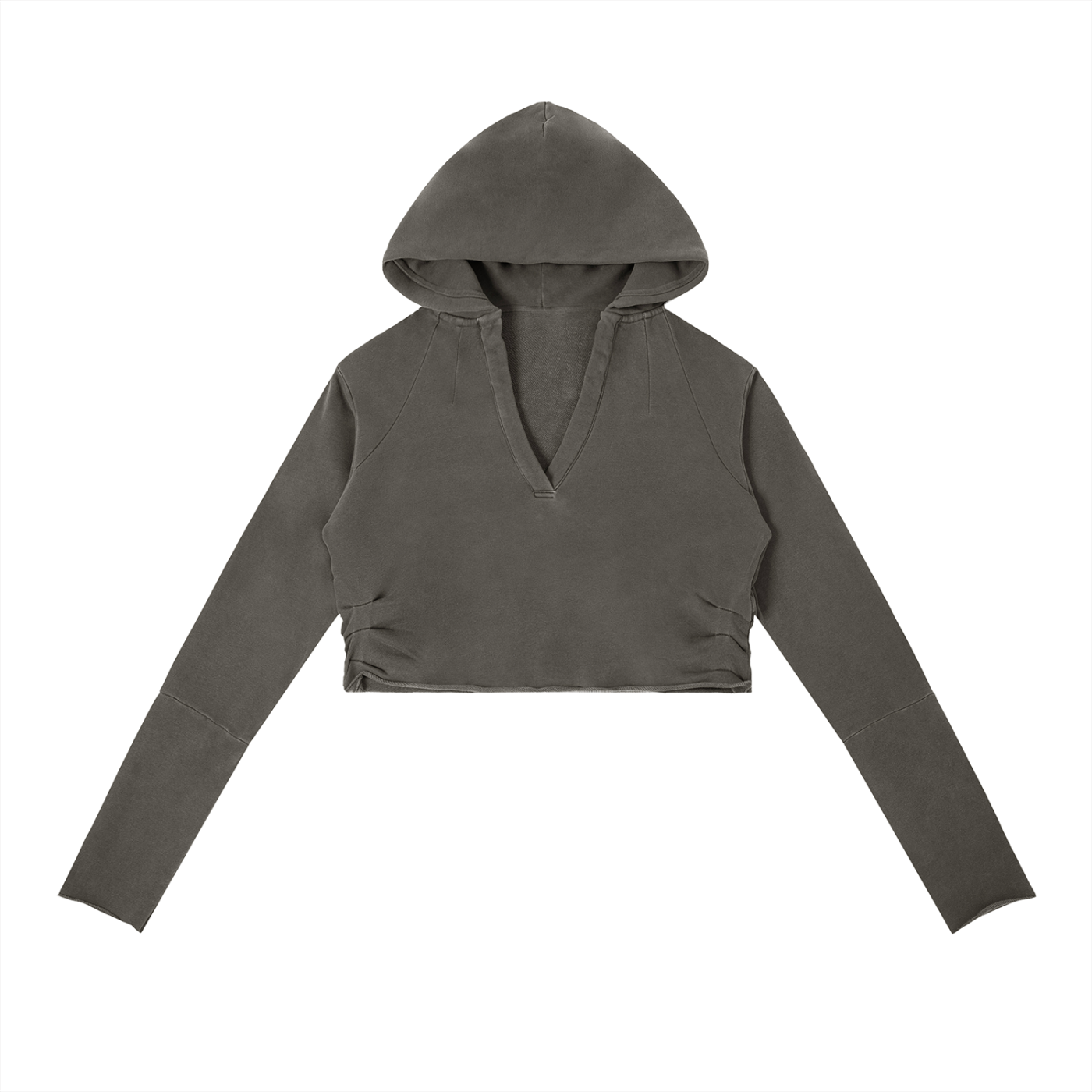 1804 Vintage Washed Raw Edge Hoodie