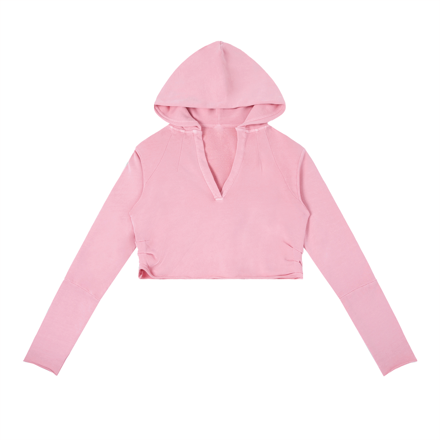 1804 Vintage Washed Raw Edge Hoodie