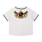 Contrast Piped Button-Up Jersey