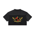 Women’s Cropped Paneled V-Neck Jersey