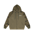 Camo-Splice Raglan Zip Hoodie