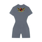 1804 Women's Quarter-Zip Short Sleeve Romper