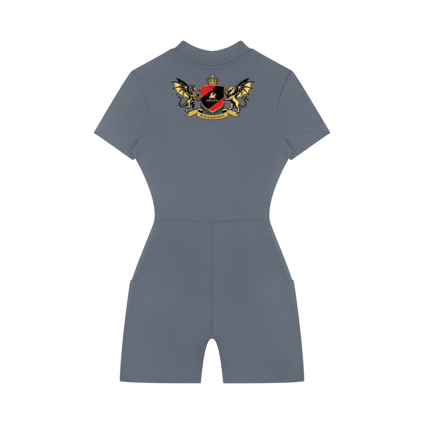 1804 Women's Quarter-Zip Short Sleeve Romper