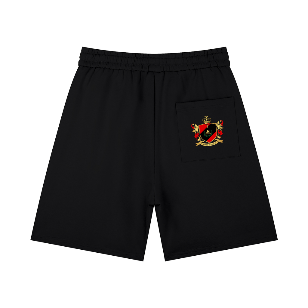 BLACK REPUBLIC Loose Fit Drawstring Shorts