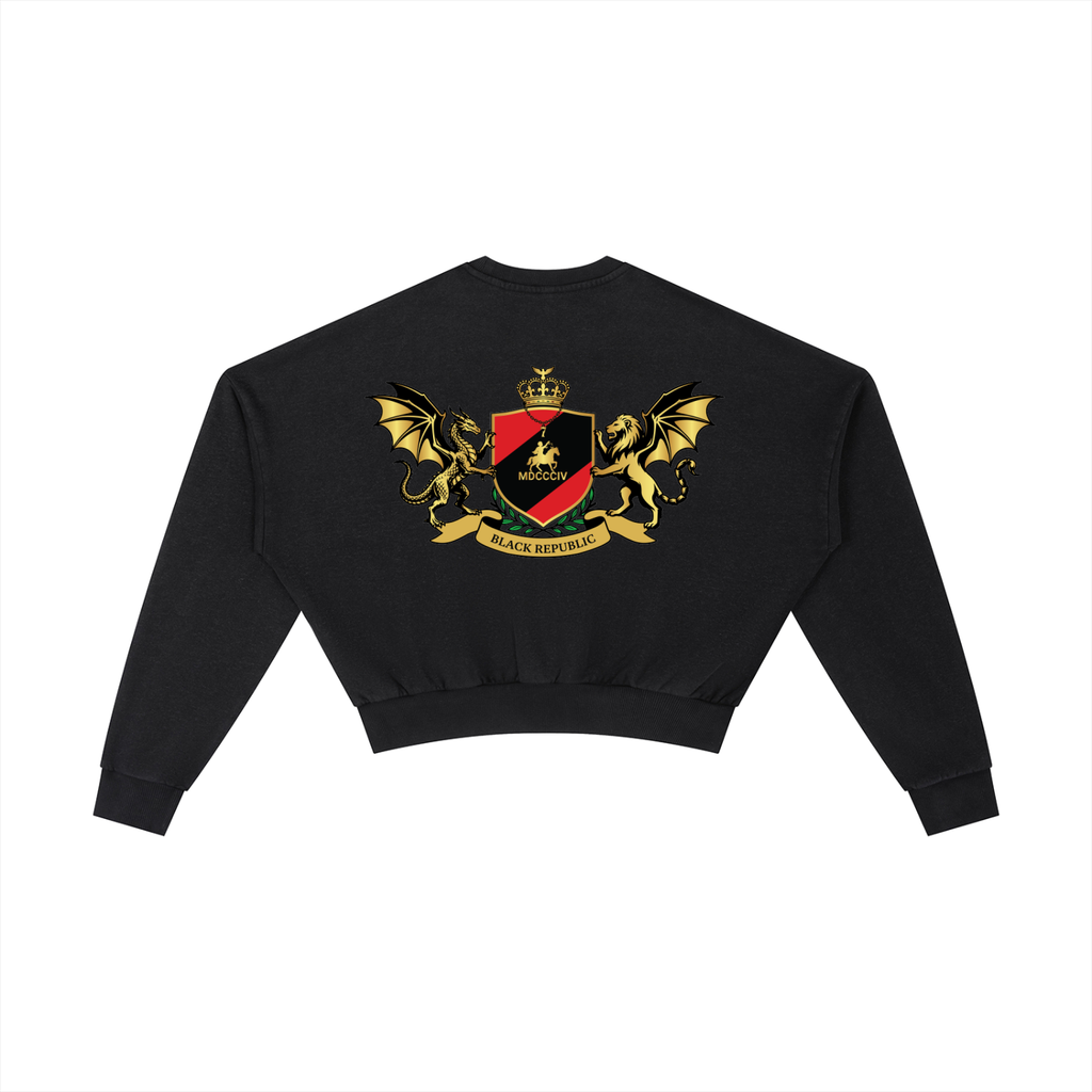 1804 Vintage Washed Cropped Sweatshirt