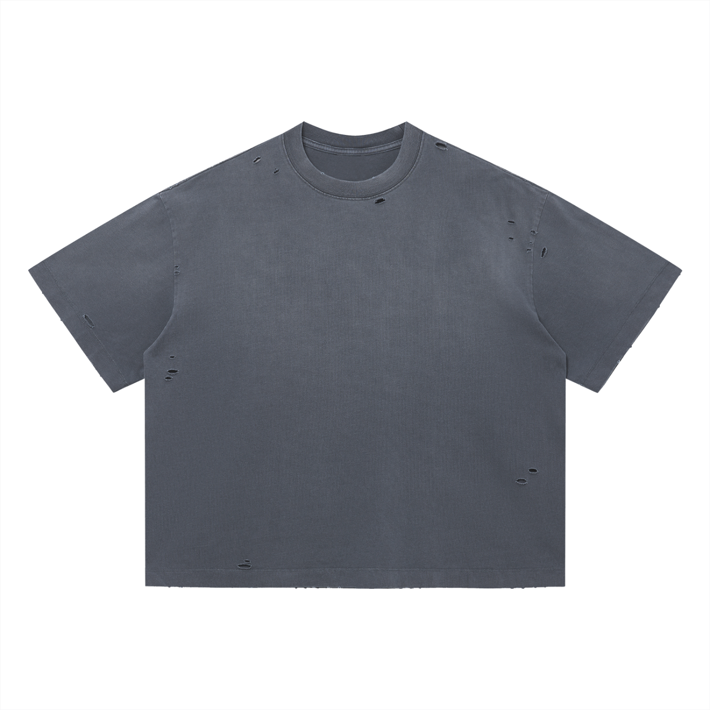 Vintage Washed Distressed Boxy Oversized Tee
