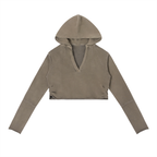 1804 Vintage Washed Raw Edge Hoodie