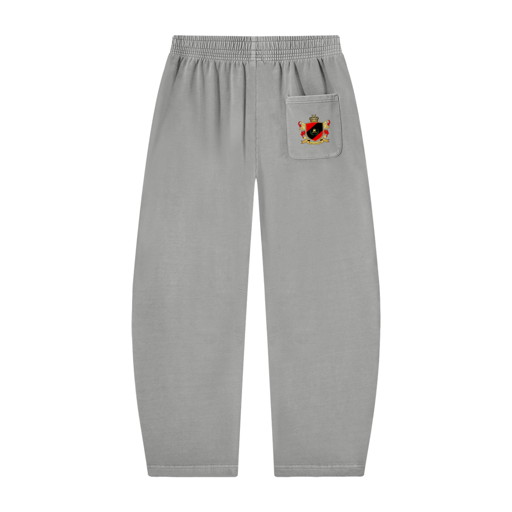Vintage Washed Barrel Leg Sweatpants