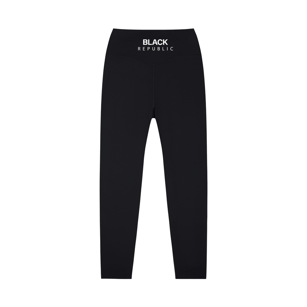 BLACK REPUBLIC High-Waisted Yoga Leggings