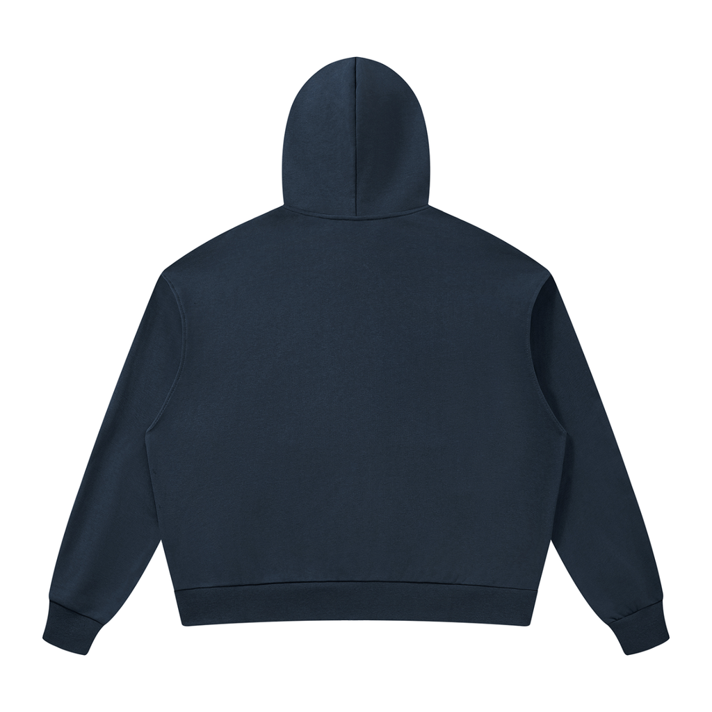 Drop Shoulder Full Zip Hoodie