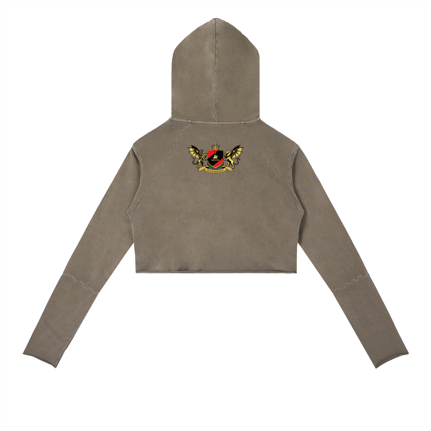 1804 Vintage Washed Raw Edge Hoodie